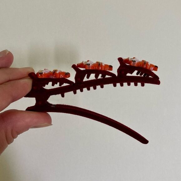 Santa Hair Clips  - Picture 2 of 6